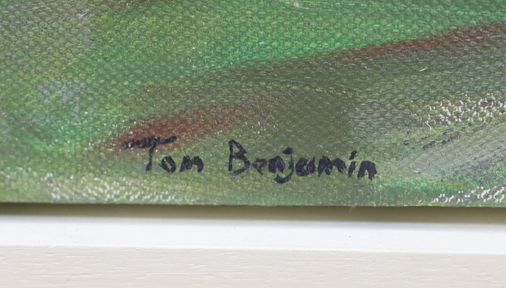 Tom Benjamin (b.1967), oil on canvas, 'Ashdown Forest, Autumn', signed, 60 x 76cm